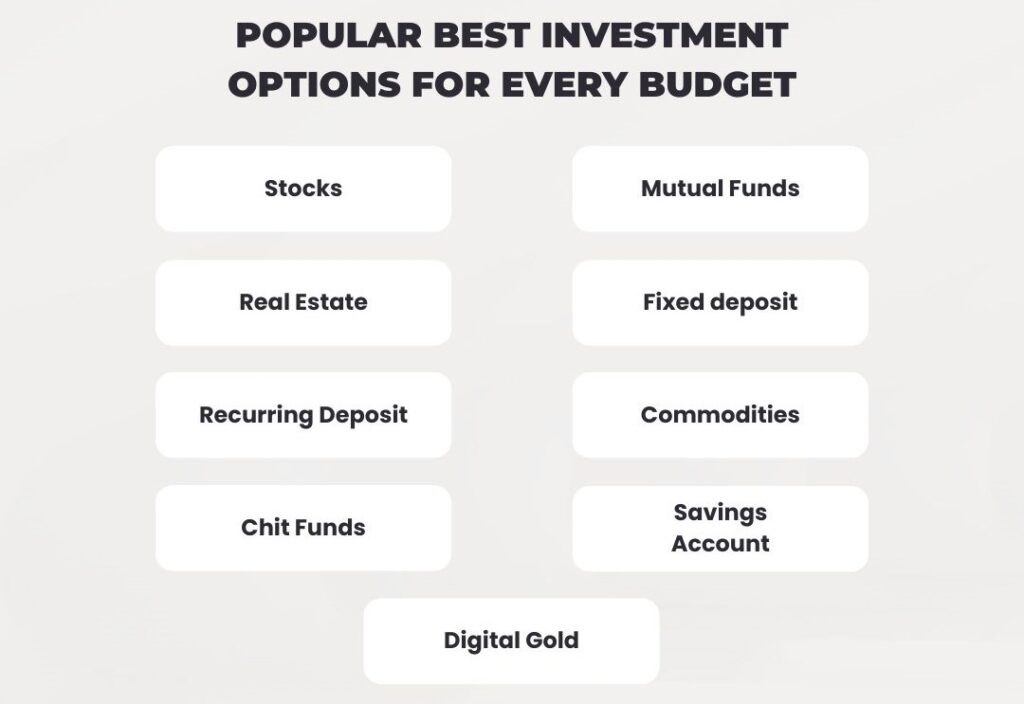 Popular financial goals