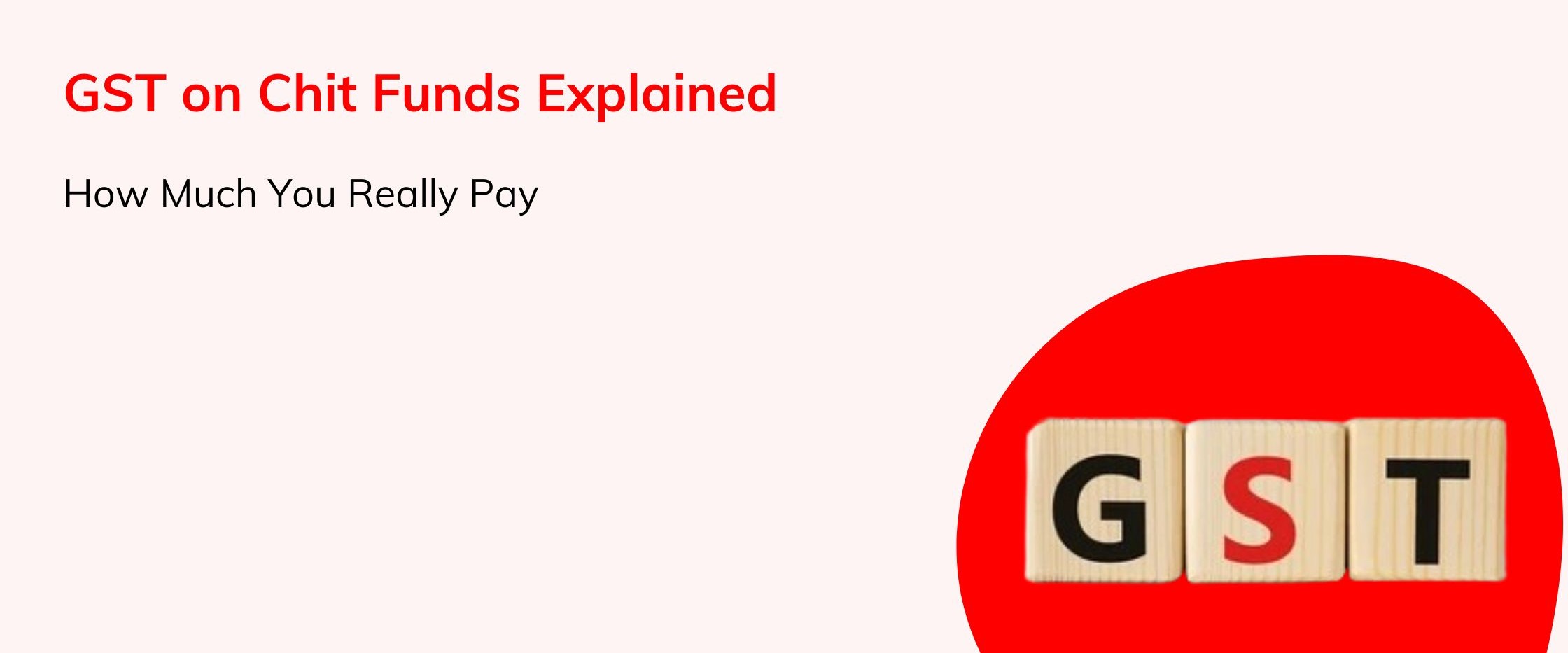 GST on chit funds